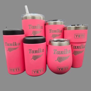 Yeti Collection Laser Engraving